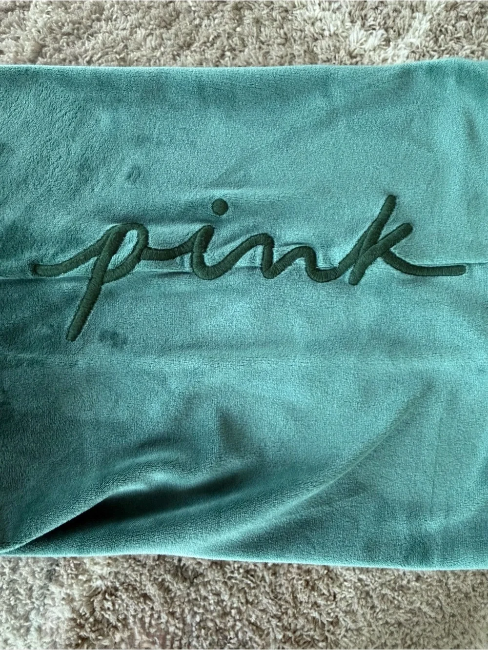 PINK Victoria's Secret Emerald Green Lounge Pants SZ S and XS Hoodie Set